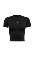 Crop-Top schwarz