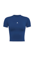 Crop-Top blau